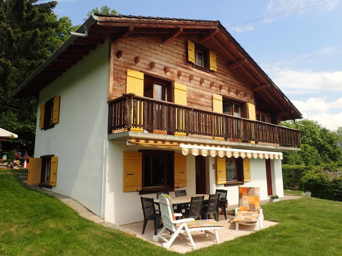 Chalet Le Muguet Villa Ovronnaz Exteriör bild