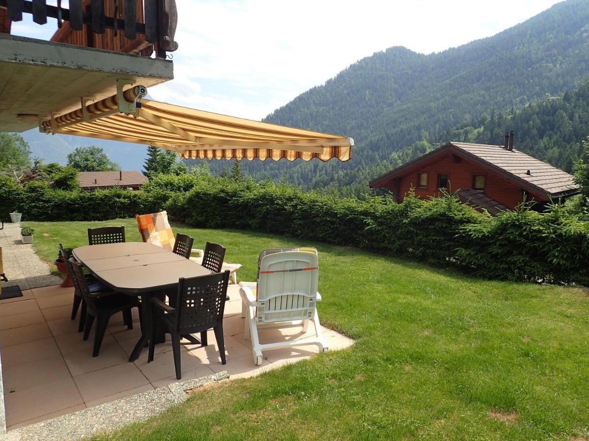 Chalet Le Muguet Villa Ovronnaz Exteriör bild