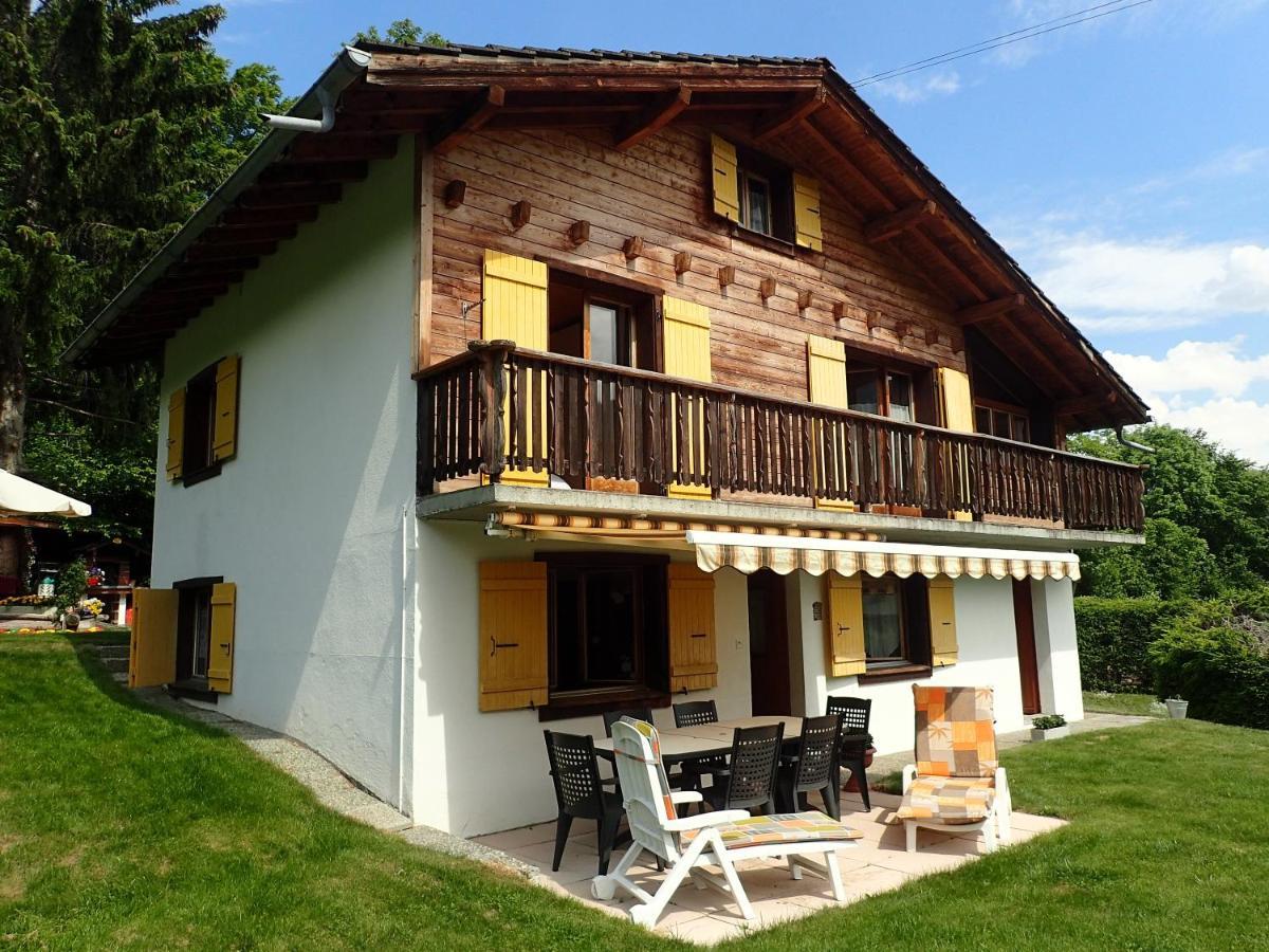 Chalet Le Muguet Villa Ovronnaz Exteriör bild