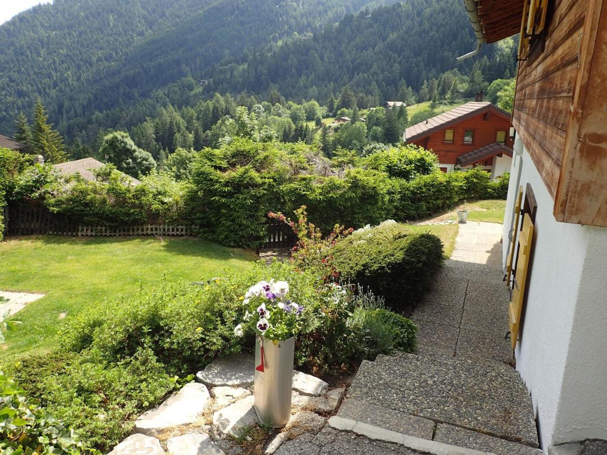 Chalet Le Muguet Villa Ovronnaz Exteriör bild